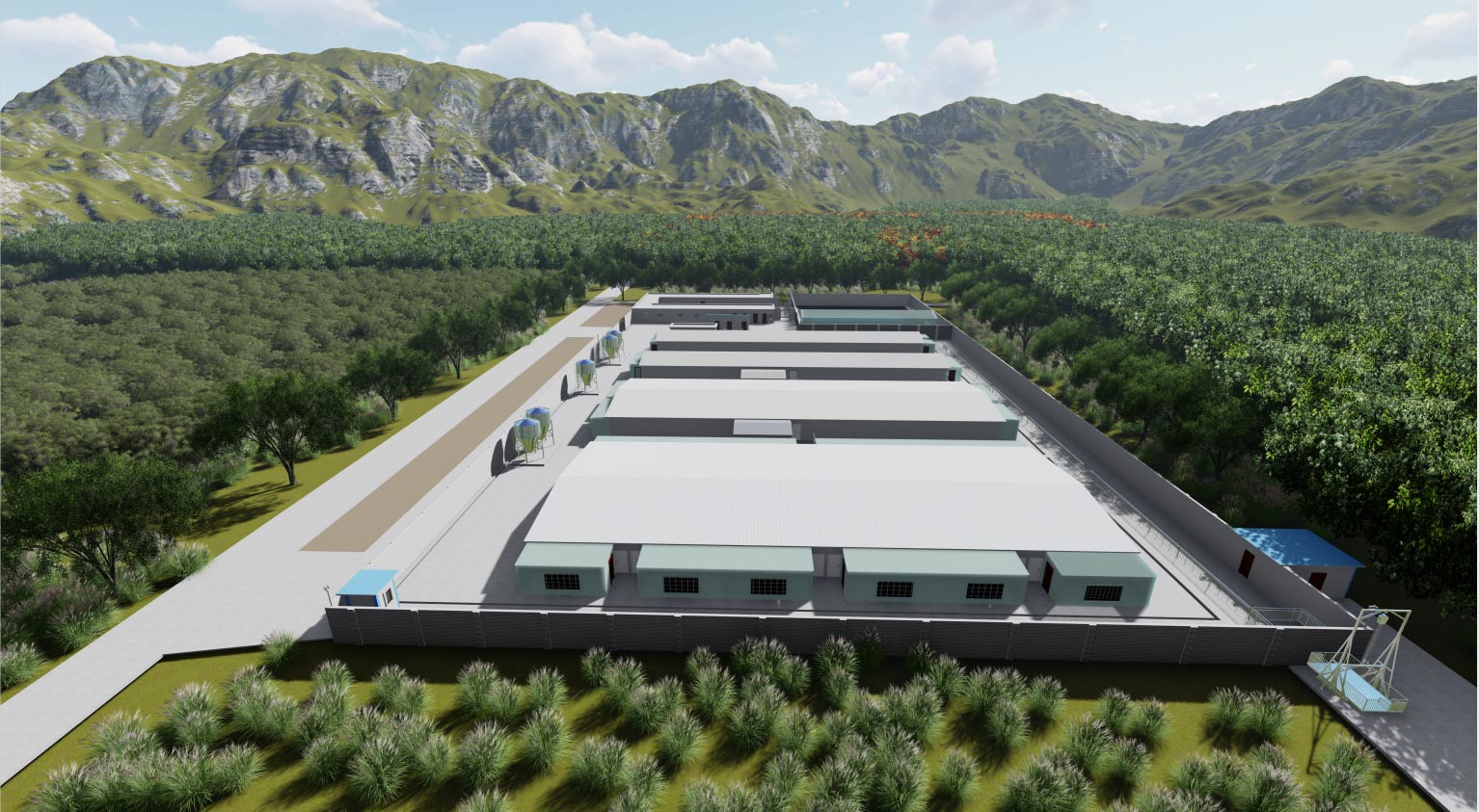 南商農科實驗豬場即將投產